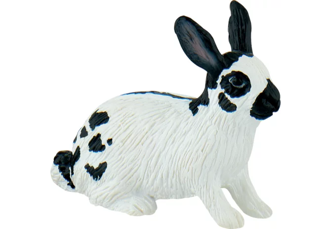 Bullyland Hase Figur, handbemalt, 5 cm lang

