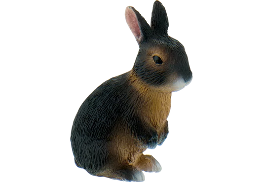 Bullyland Kaninchen Figur, handbemalt, 5 cm lang
