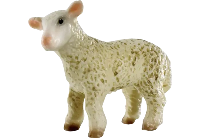 Lamm Figur Bullyland 62478 – handbemaltes Spieltier Schaf 5 cm aus PVC-freiem Material