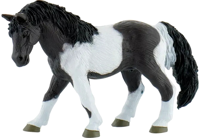 Bullyland Lewitzer Stute Pferd 13 cm – handbemalte Pferdefigur mit Fleckung
