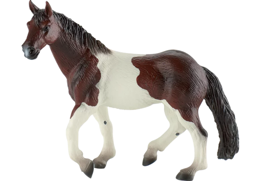 Bullyland Paint Horse Stute Figur, handbemalt, 14 cm lang

