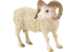Bullyland Schafbock Figur, handbemalt, 8 cm lang

