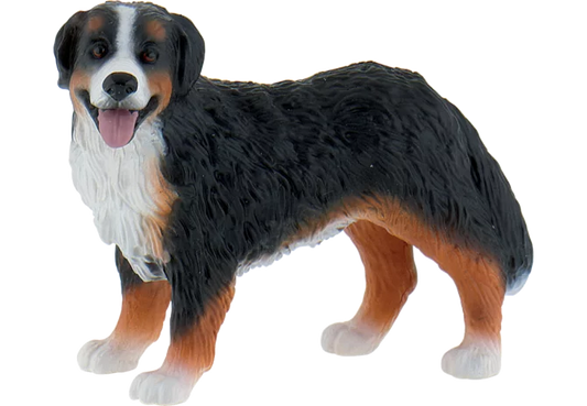 Bullyland Sennenhund Figur, handbemalt, 7 cm lang
