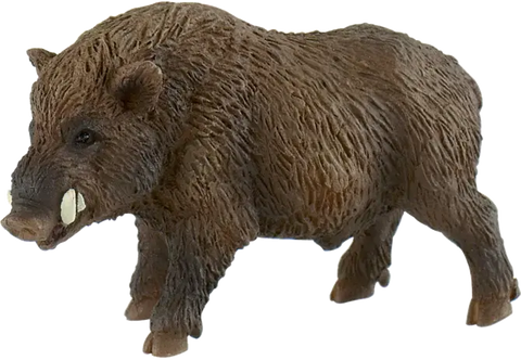 Wildschwein Figur Bullyland 64446 – naturgetreues Spieltier 8 cm aus der Seitenansicht