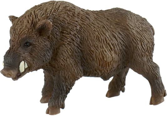 Bullyland Wildschwein Figur, handbemalt, 8 cm lang
