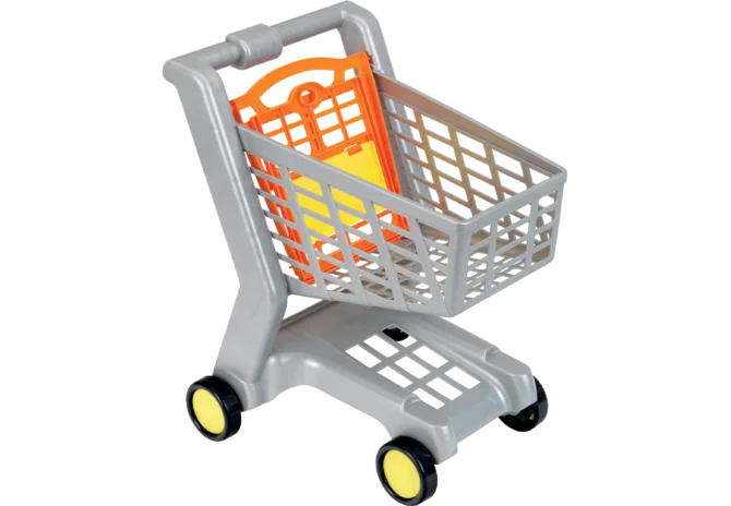 Einkaufswagen Spielzeug von klein, stabiler Mini-Warenkorb für Kinder
