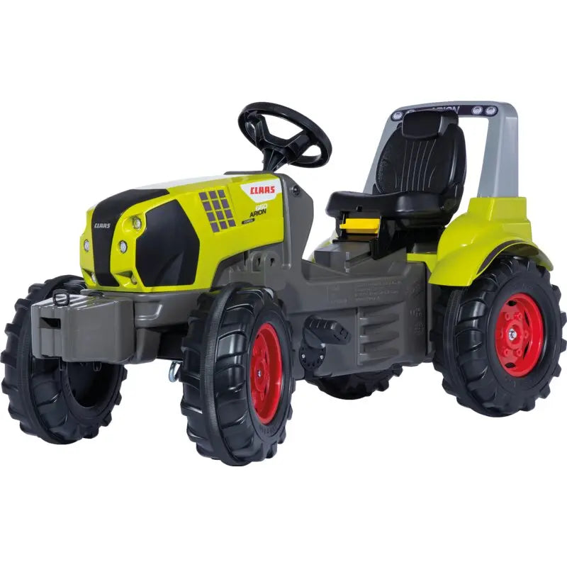 Claas Arion 660 Kinder Trettraktor rollytoys in grün mit verstellbarem Sitz