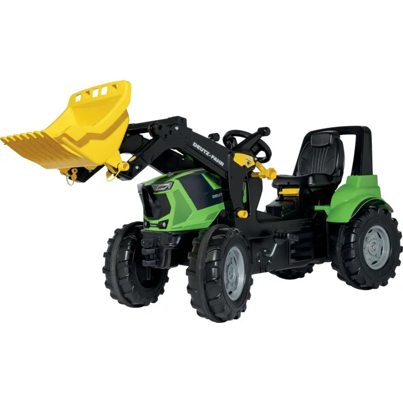 Deutz-Fahr 8280 TTV Kindertraktor mit Frontlader 730087 von rollytoys in Grün, 150 cm