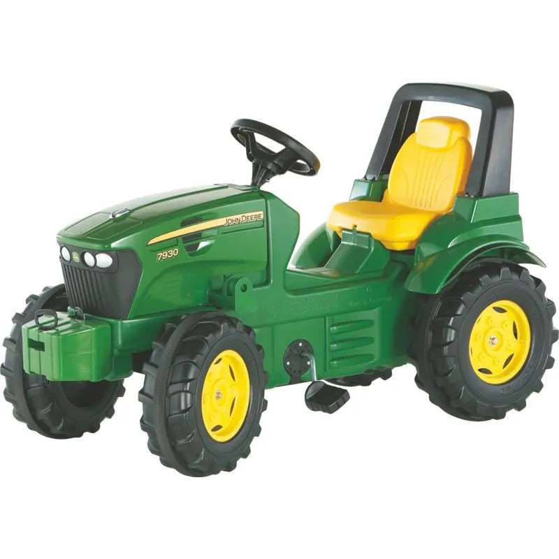FarmTrac John Deere 7930 Traktor rollytoys – grün-gelber Aufsitztraktor für Kinder ab 3 Jahren
