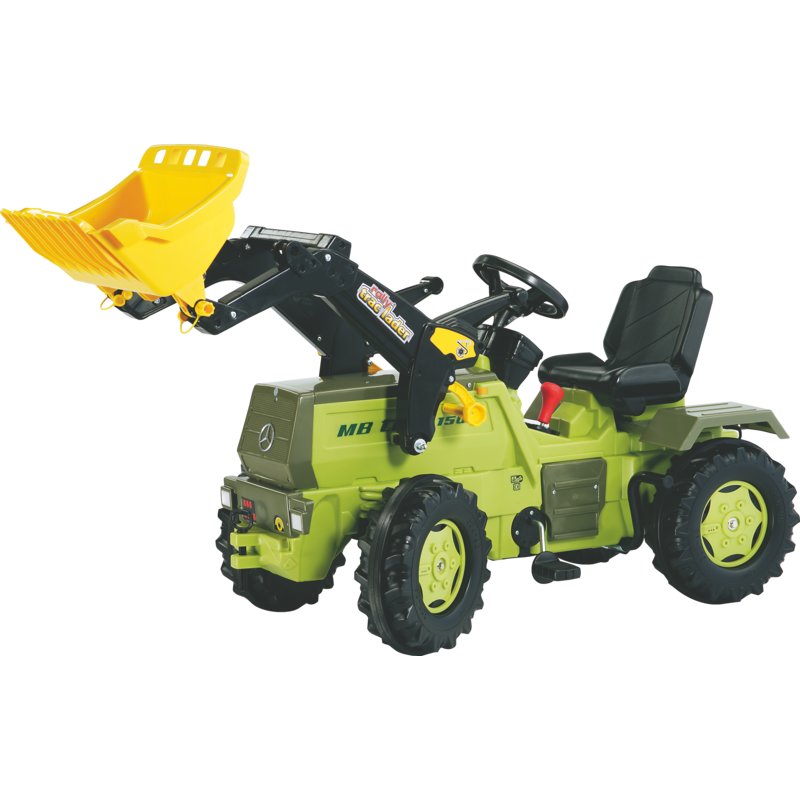 FarmTrac MB 1500 Trettraktor mit Lader und Schaltung – Spielzeug für Kinder ab 3 Jahren