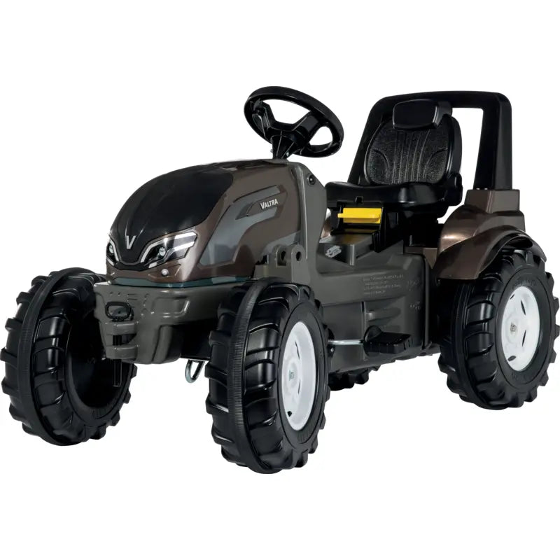 rollyToys FarmTrac Premium Valtra 720033 Kindertraktor in rot-weißem Valtra-Design