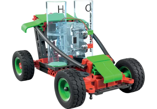 Fischertechnik Brennstoffzellen-Auto 559880 – Bauset mit Brennstoffzellen-Einheit und Fahrzeugmodell