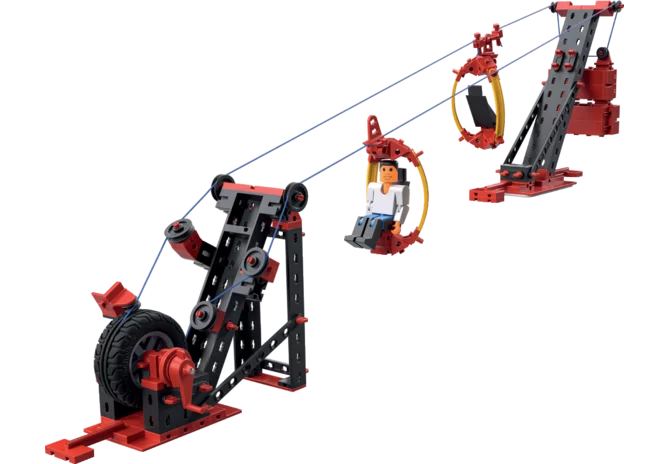 fischertechnik Seilbahn Bauset mit 3 Modellen
