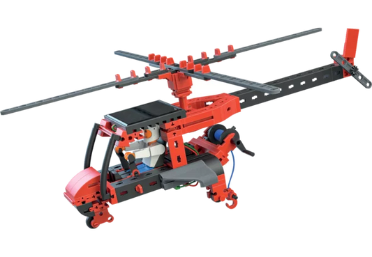 fischertechnik Solar Power Bauset mit 4 Modellen und Hubschrauber
