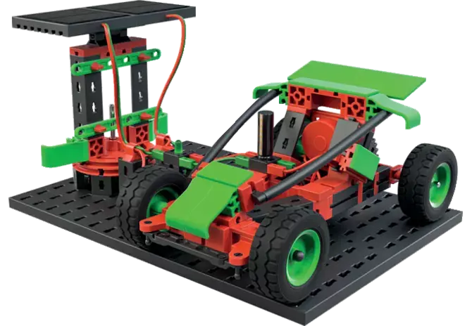 Fischertechnik Solar-Fahrzeugset 559879 mit 14 Modellen für Wind, Wasser und Sonne
