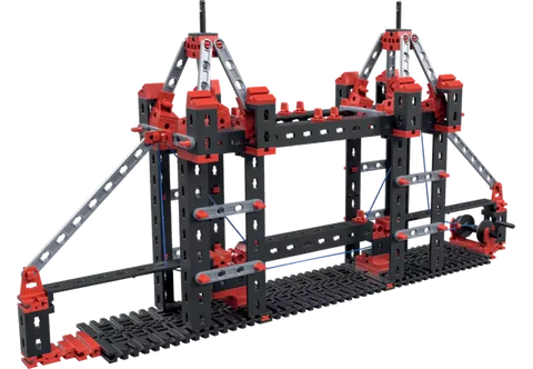 Fischertechnik Statik Set 564071 – Baukasten mit 11 Modellen wie Brücken und Türmen