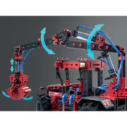 Alle sechs baubaren Modelle des Fischertechnik Traktor-Sets im Überblick