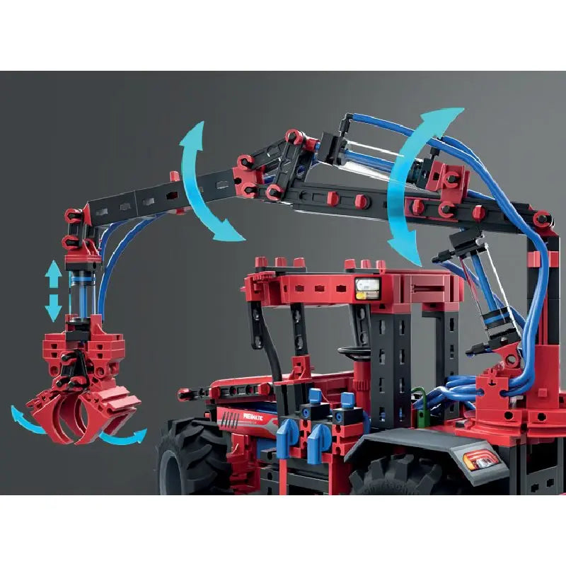Fischertechnik Traktor-Set 6 Modelle mit Kran – Bauteile und Anleitung