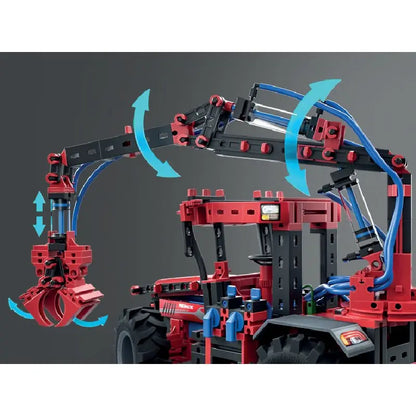 Fischertechnik Traktor-Set 6 Modelle mit Kran – Bauteile und Anleitung