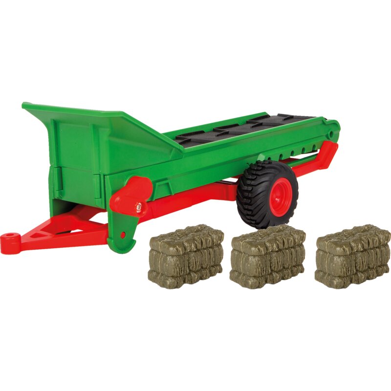 JAMARA Förderband-Anhänger 1:24 mit drei Heuballen