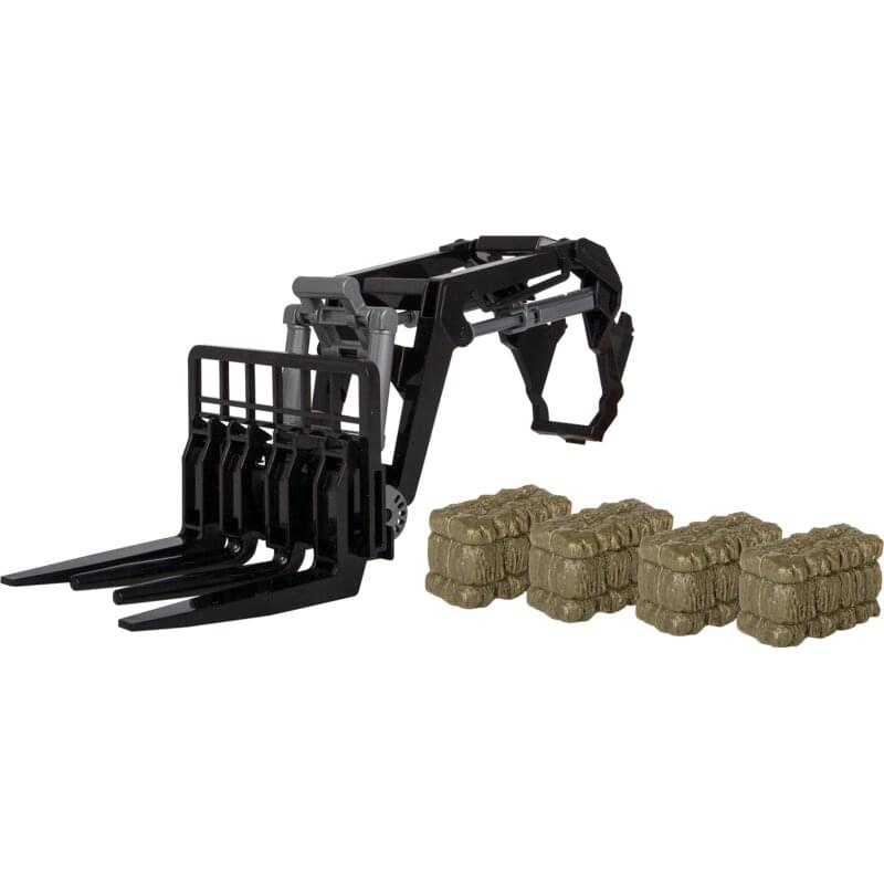 Frontlader 1:24 mit Palettengabel & Heuballen | JAMARA