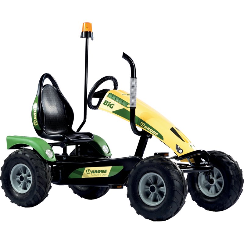 Go-Kart DINO Tracks Krone BIG BF1 – Trettraktor für Kinder ab 5 Jahren