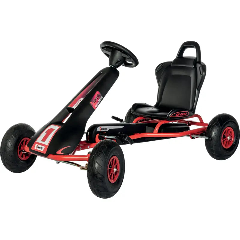 Ferbedo AR8R Go-Kart 112012 Rot – sportliches Tretfahrzeug für Kinder ab 5 Jahren