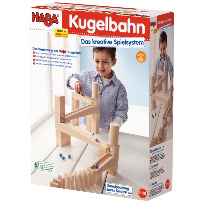 Bausteine Kugelbahn Erstes Spielen Spielzeug