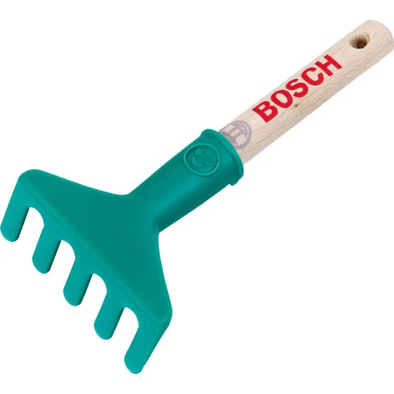 BOSCH Spielzeug Handrechen klein Gartenwerkzeug – Rechen für Kinder ab 3 Jahren