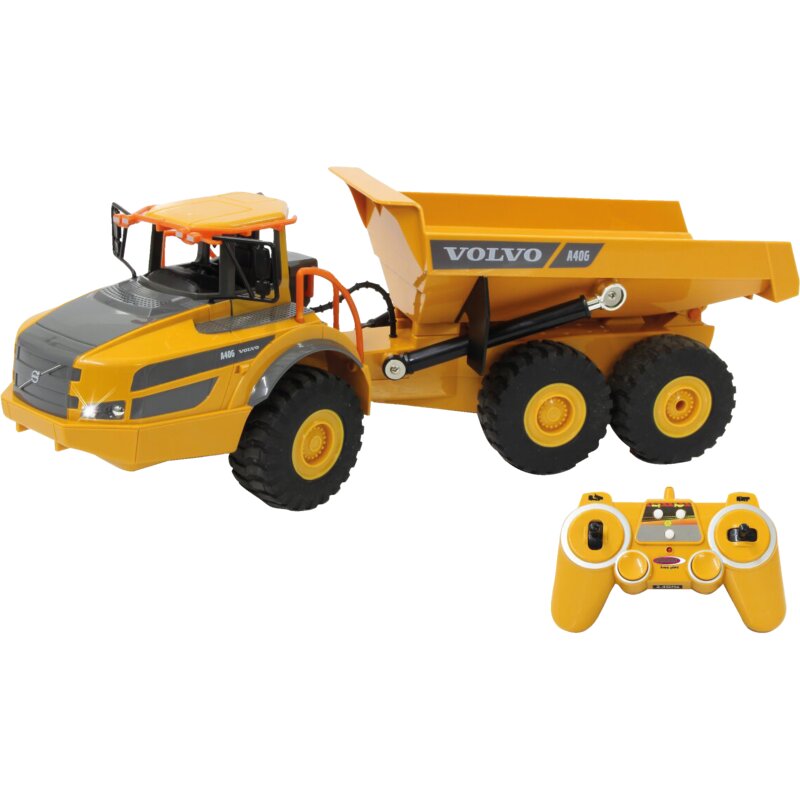 JAMARA Volvo A40G RC Muldenkipper 1:20 mit Knicklenkung und Kippmulde