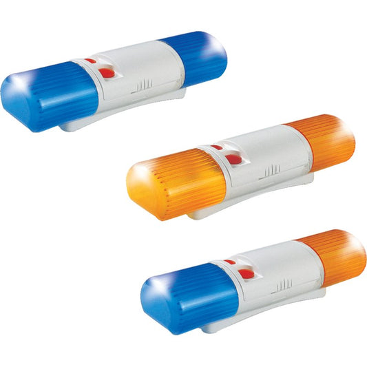 RollyToys Leuchtbalken Blau/Orange mit Sound – Blinklicht für Kinderfahrzeuge