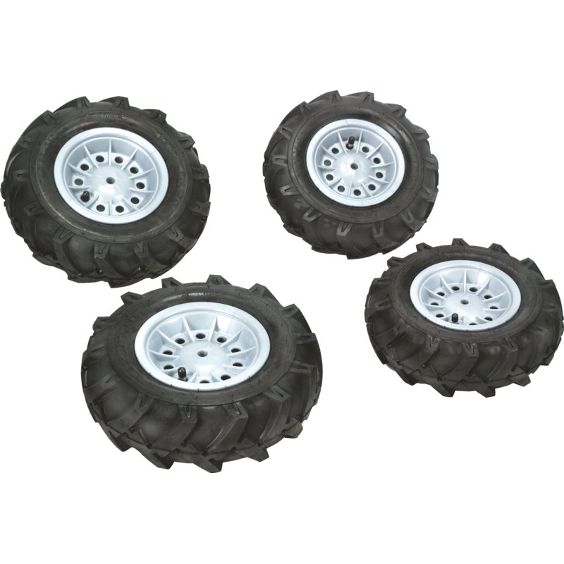Luftbereifung Silberne Felge 325 x 110 / 310 x 95, je 2 Stück – Spielzeug
