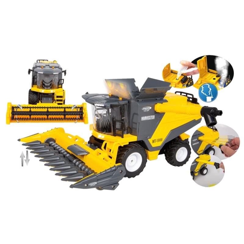 JAMARA Mähdrescher MT-1000 RC 1:24 mit Schneidwerk und Maisvorsatz
