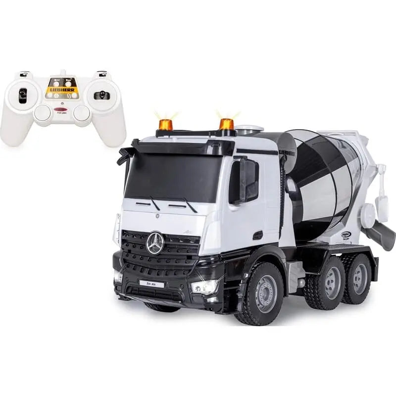 Mercedes-Benz AROCS Betonmischer RC Liebherr Edition JAMARA in Maßstab 1:20 mit Fernsteuerung