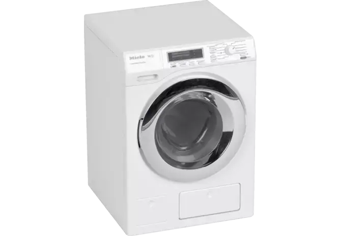 Miele Waschmaschine Spielzeug klein mit Wasserfunktion – originalgetreue Kinderspielzeug-Waschmaschine