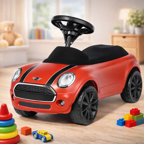 RollyToys Mini Rot Rutschfahrzeug – rotes Kinderfahrzeug ab 1 Jahr in stabiler Kunststoffbauweise