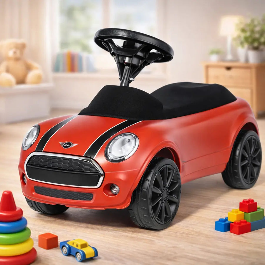 RollyToys Mini Rot Rutschfahrzeug – rotes Kinderfahrzeug ab 1 Jahr in stabiler Kunststoffbauweise