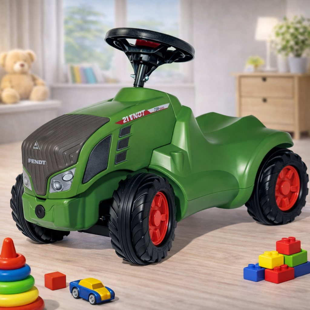 RollyToys Minitrac Fendt 724 Vario Traktor-Rutschfahrzeug für Kinder