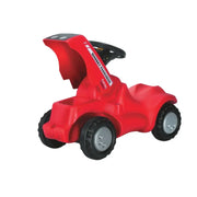Aufklappbare Motorhaube des RollyToys Minitrac Massey Ferguson Rutschfahrzeugs – Detail-Ansicht