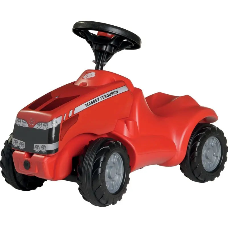 RollyToys Minitrac Massey Ferguson Rutschfahrzeug in roter Traktor-Optik für Kinder ab 1 Jahr