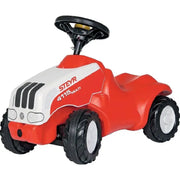RollyToys Minitrac Steyr Multi 4115 Rutschfahrzeug in der Seitenansicht