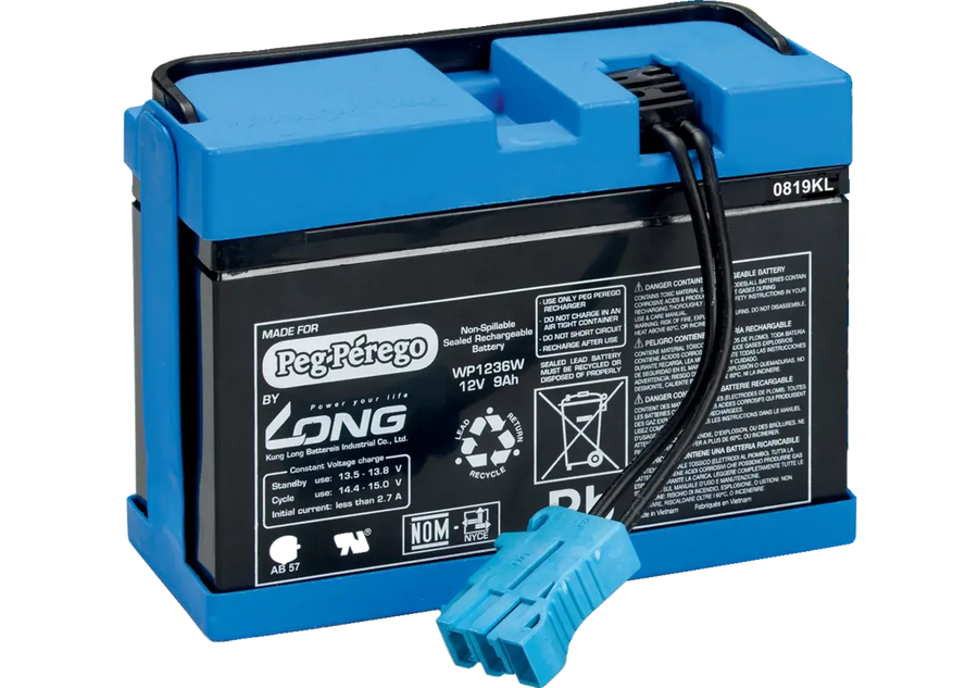 Peg-Perego Batterie 12V 8Ah KB0034 – Original-Ersatzbatterie für Kinderfahrzeuge