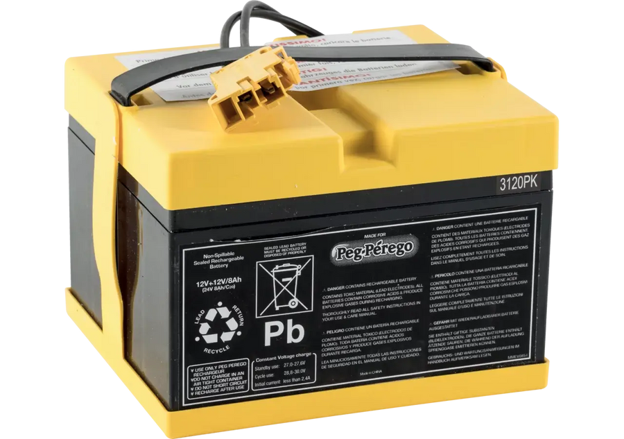 Peg-Perego Batterie 24V 8Ah KB0039 – Ersatzakku für Kinderfahrzeuge