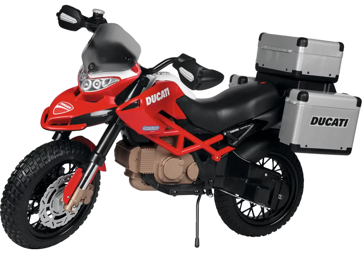 Peg-Perego Ducati Enduro IGMC0023 – 12V Offroad-Elektromotorad für Kinder ab 3 Jahren