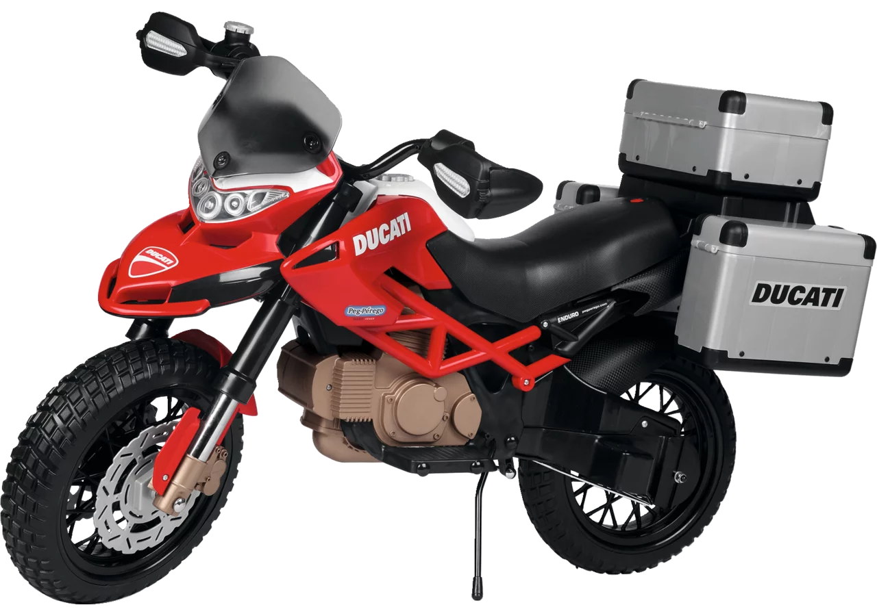 Peg-Perego Ducati Enduro 12V Elektromotorrad für Kinder ab 3 Jahren
