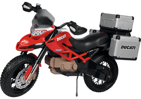 Peg-Perego Ducati Enduro IGMC0023 – 12V Offroad-Elektromotorad für Kinder ab 3 Jahren