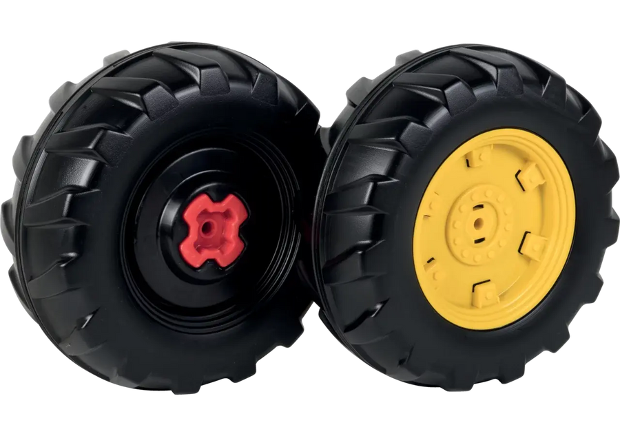 Peg-Perego Hinterräder-Satz IRGI000002 für John Deere Traktoren, Seitenansicht
