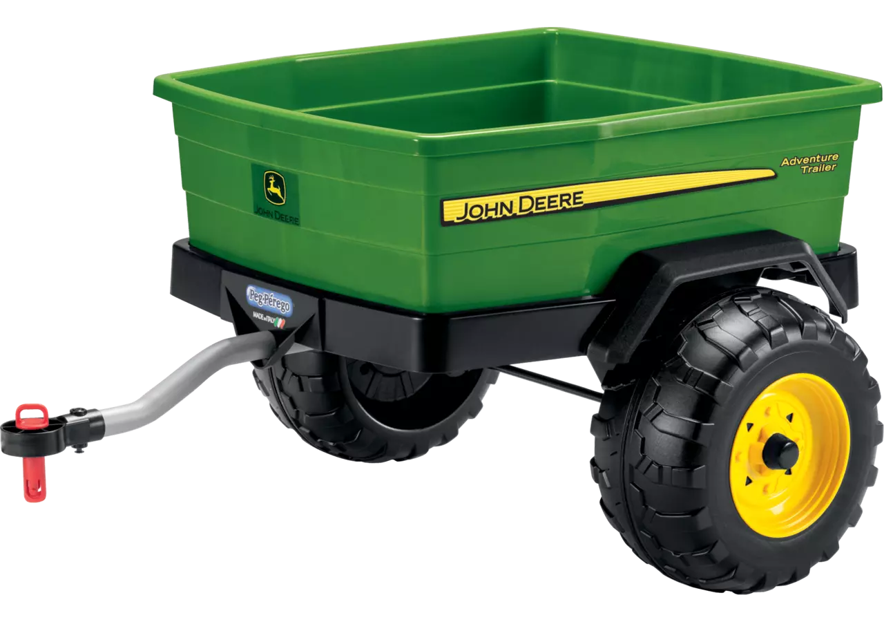 Peg-Perego John Deere Adventure Anhänger mit Kupplung für Kinderfahrzeuge
