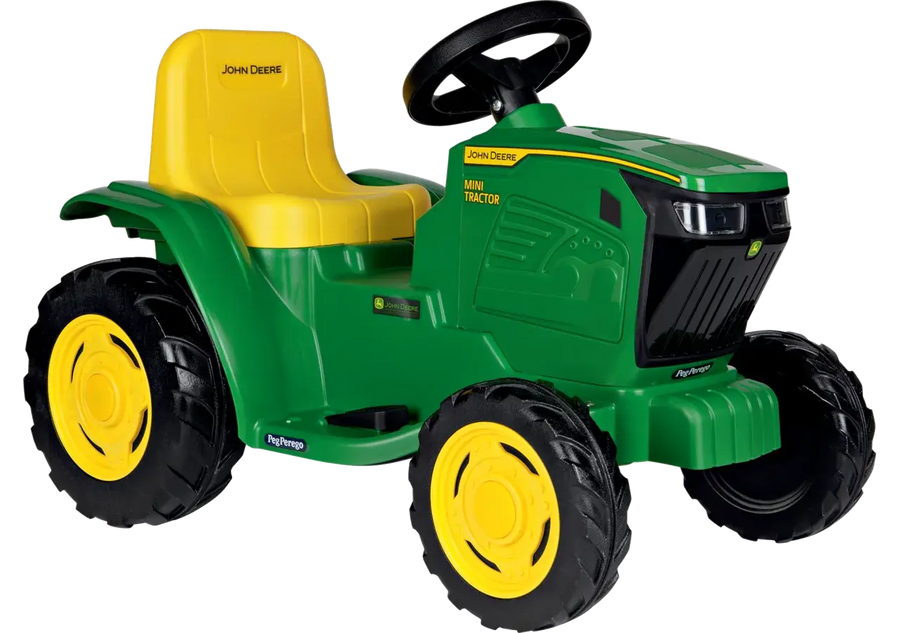Peg-Perego John Deere Mini Traktor IGED1176 in klassischem Grün, Seitenansicht