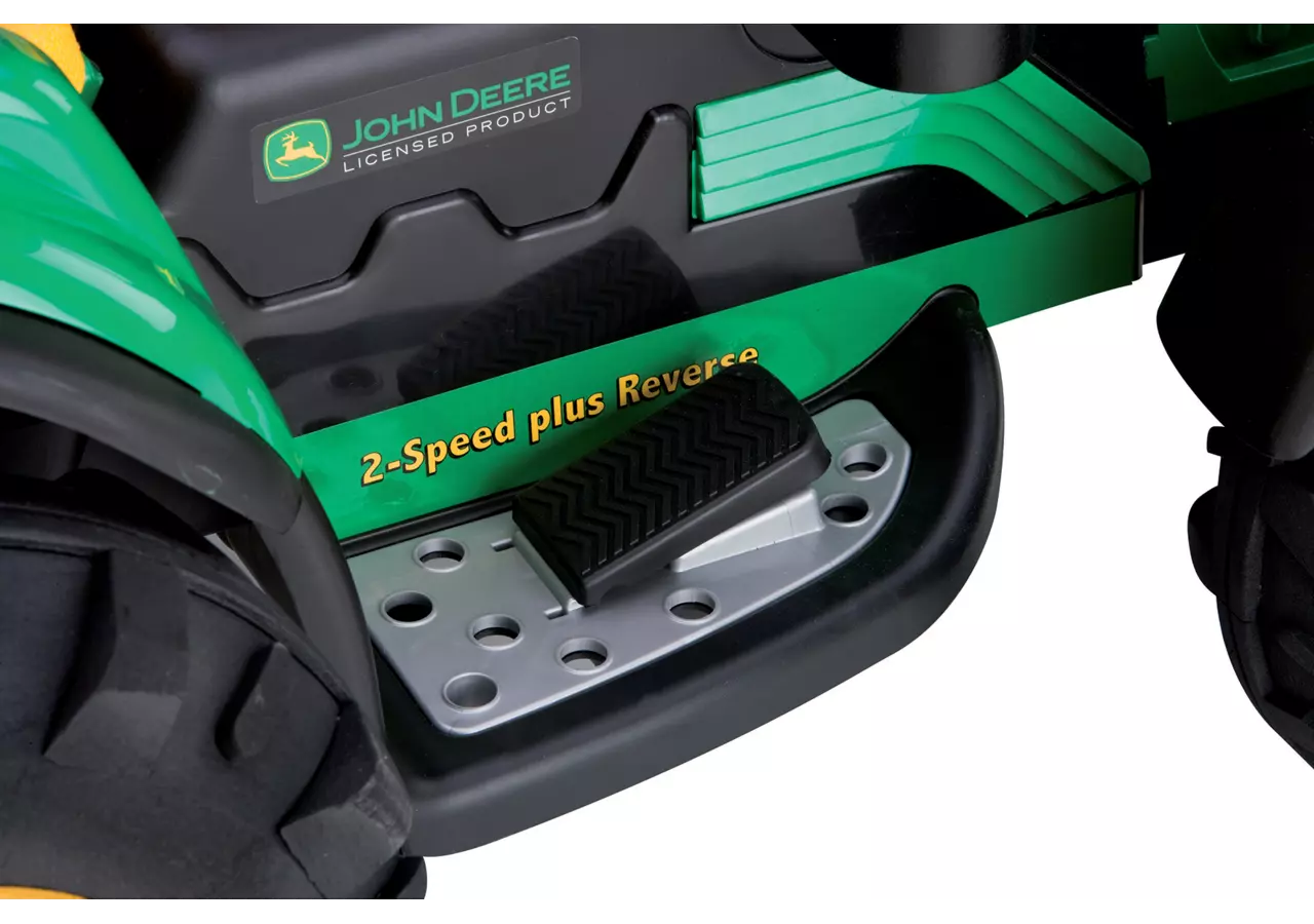 Peg-Perego John Deere Elektro-Traktor mit Anhänger für Kinder ab 3 Jahren
